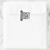 1000ポンドBench Squat Deadlift Powerliftフィットネス スクエアシール (バッグ)