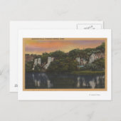 1000人の春、四分位数の滝 ポストカード (正面/裏面)