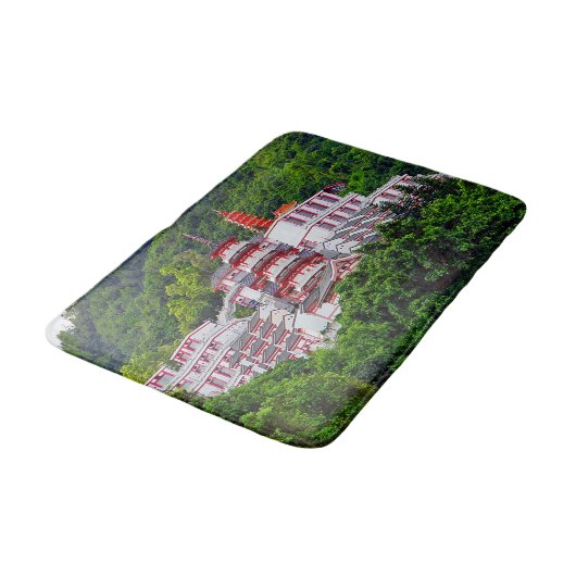 1000仏修道院 バスマット (アングル)