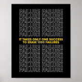 1000件の障害を消去するには、1回の成功が必要 ポスター (正面)