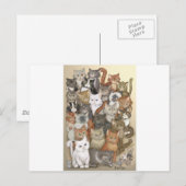 1000匹の猫 ポストカード (正面/裏面)