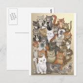 1000匹の猫 ポストカード (正面/裏面)