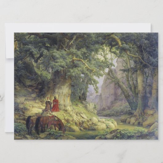 1000年のカシの木（カール・レッシング著） カード (正面)