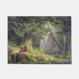 1000年のカシの木（カール・レッシング著） ドアマット