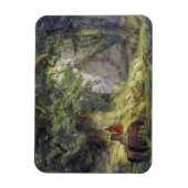 1000年のカシの木（カール・レッシング著） マグネット (縦)