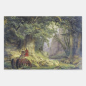 1000年のカシの木(カール・レッシング著) ラッピングペーパーシート (正面3)