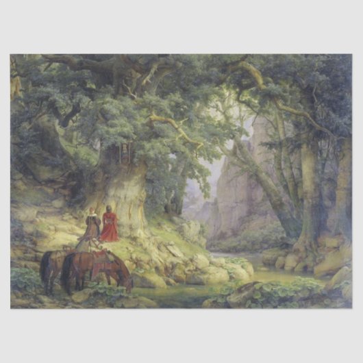 1000年のカシの木(カール・レッシング著) 薄葉紙 (正面)