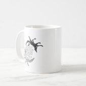 1000年の食べ物を与え神 コーヒーマグカップ (正面左)