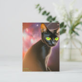 1000年も見える緑の目 ポストカード (スタンド正面)