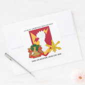 1000年第1次防空砲兵第38次防空 スクエアシール (封筒)