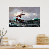 1000年頃のグリーンランド海岸の夏 ポスター (キッチン)