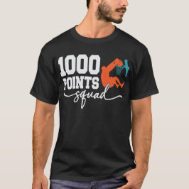 1000得点バスケットボールスコアラー高校生 Tシャツ