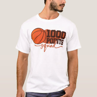 1000得点バスケットボールスコアラー高校生 Tシャツ