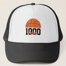 1000得点達成バスケットボール選手チーム キャップ