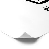 1000応答祈りの言葉追跡 ポスター (角)