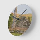 1000歳以上のアイリッシュラウンドタワー ラウンド壁時計 (傾斜)