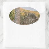 1000歳以上のアイリッシュラウンドタワー 楕円形シール (バッグ)