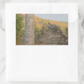 1000歳以上のアイリッシュラウンドタワー 長方形シール (バッグ)