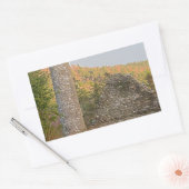 1000歳以上のアイリッシュラウンドタワー 長方形シール (封筒)