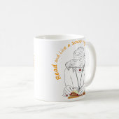 1000読の夢を見て生きる コーヒーマグカップ (正面右)