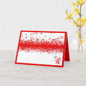 1000赤紙クレーンカード カード (黄色い花)