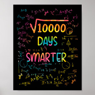 10000の平方根100の数学100日頭が切れる学校 ポスター