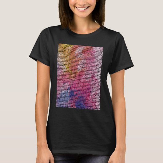 10000桁Pi日記数数学おたく1 Tシャツ (正面)