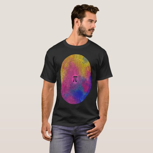 10000 Digits Pi Sign Math Mathematics Nerd Pi Day Tシャツ (正面フル)