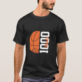 1000 Career Points Basketball Player Team Men's Tシャツ