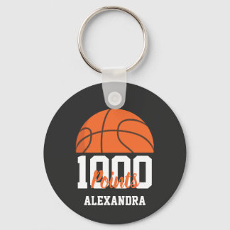 1000 Career Points Scorer Basketball Player Team キーホルダー