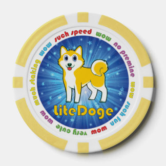 1000 LDOGEトランプのポーカーチップ ポーカーチップ