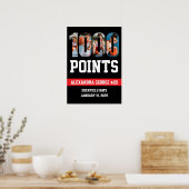 1000 Points Basketball ポスター (キッチン)