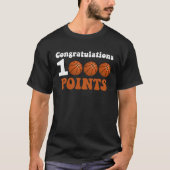1000 Points Basketball Scorer High School Basketba Tシャツ (正面)