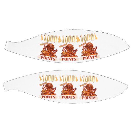 1000 POINTS CONGRATULATIONS バスケットボール (パネル)