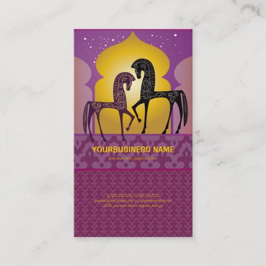 1001アラビアンナイトの名刺 名刺 (正面)