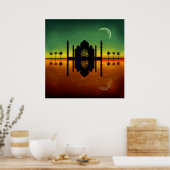 1001オリエンタルナイトリフレクション ポスター (キッチン)