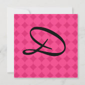 1001夜のモダンな夜 招待状 (裏面)