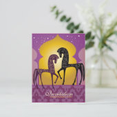 1001夜-引っ越し祝いパーティーのパーティの招待状 招待状 (スタンド正面)