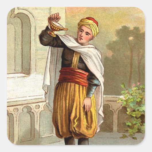 1001年アラビア夜:アラジン スクエアシール (正面)