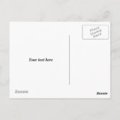 1001赤いハートバルーンの日付結婚を保存 ポストカード (裏面)