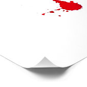 1005 Groovy Rainbow Inkblot ポスター (コーナー)