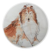 100.いい老犬 セラミックノブ (正面)