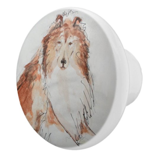 100.いい老犬 セラミックノブ (右)