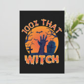 100%おもしろいその魔女ハロウィーン シーズンカード (スタンド正面)