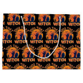 100%おもしろいその魔女ハロウィーン ラージペーパーバッグ (裏面)