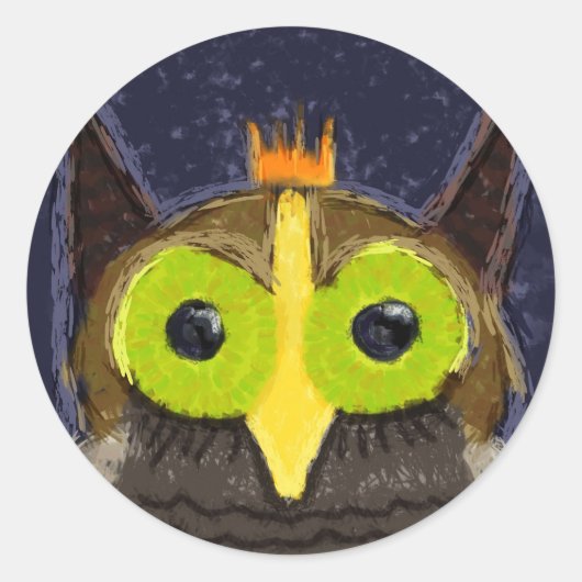 100.くねくろう ラウンドシール (正面)