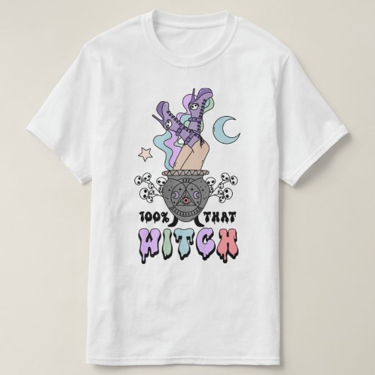 100%その魔女ゴシック Tシャツ (デザイン正面)