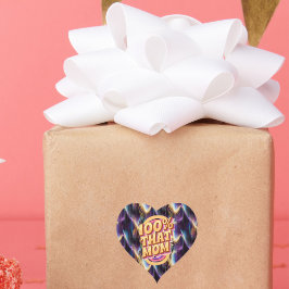 100%そのMom抽象芸術パターン ハートシール