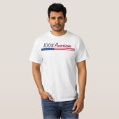 100%のアメリカ人 Tシャツ (正面フル)