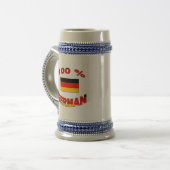 100%のドイツ語 ビールジョッキ (正面左)
